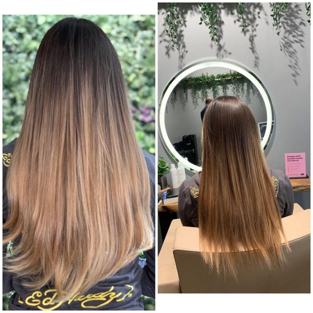 Brasilianische Haarverlangerung Vorher Nachher